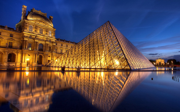 Nước pháp cổ kính với Bảo tàng Louvre